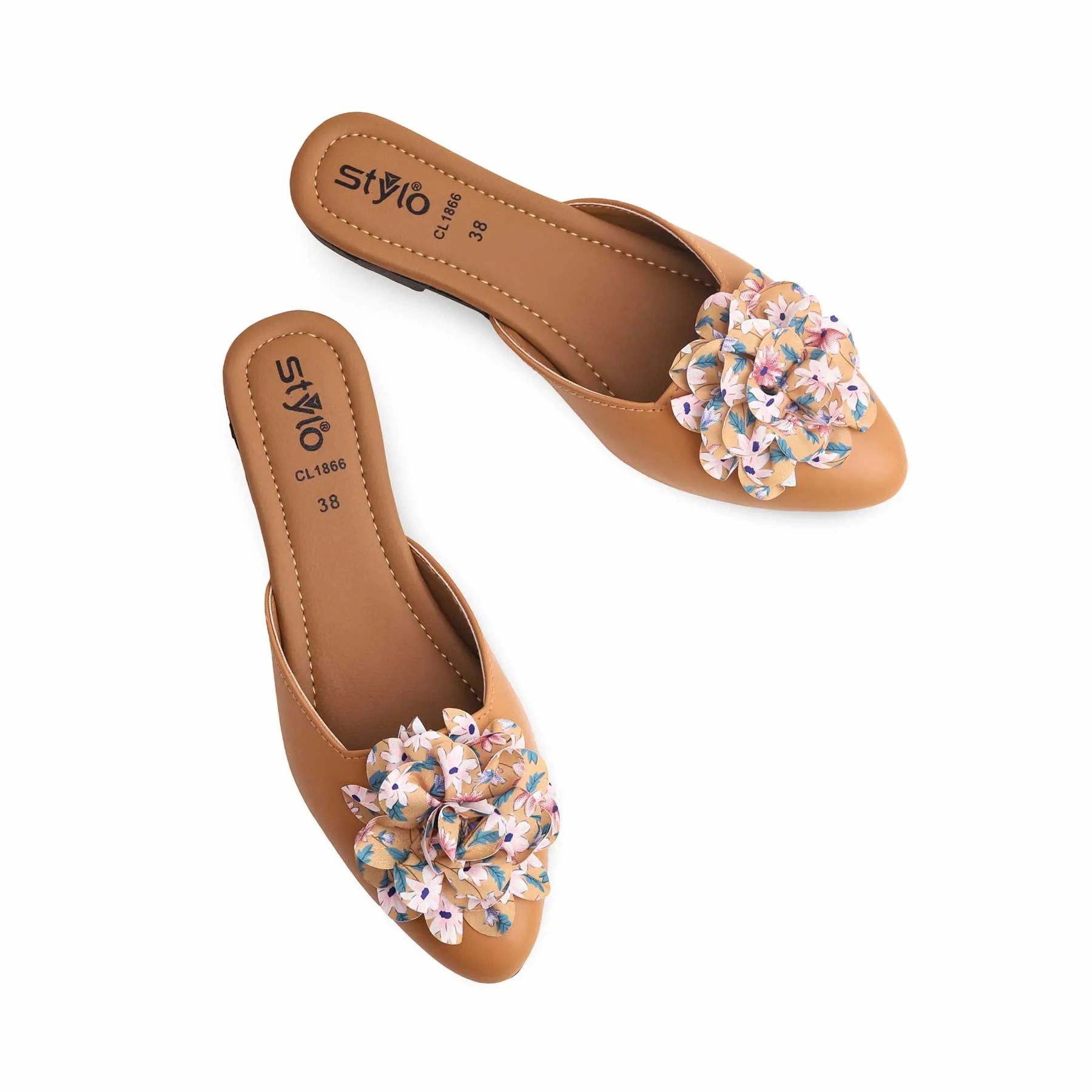 Beige Casual Mule CL1866
