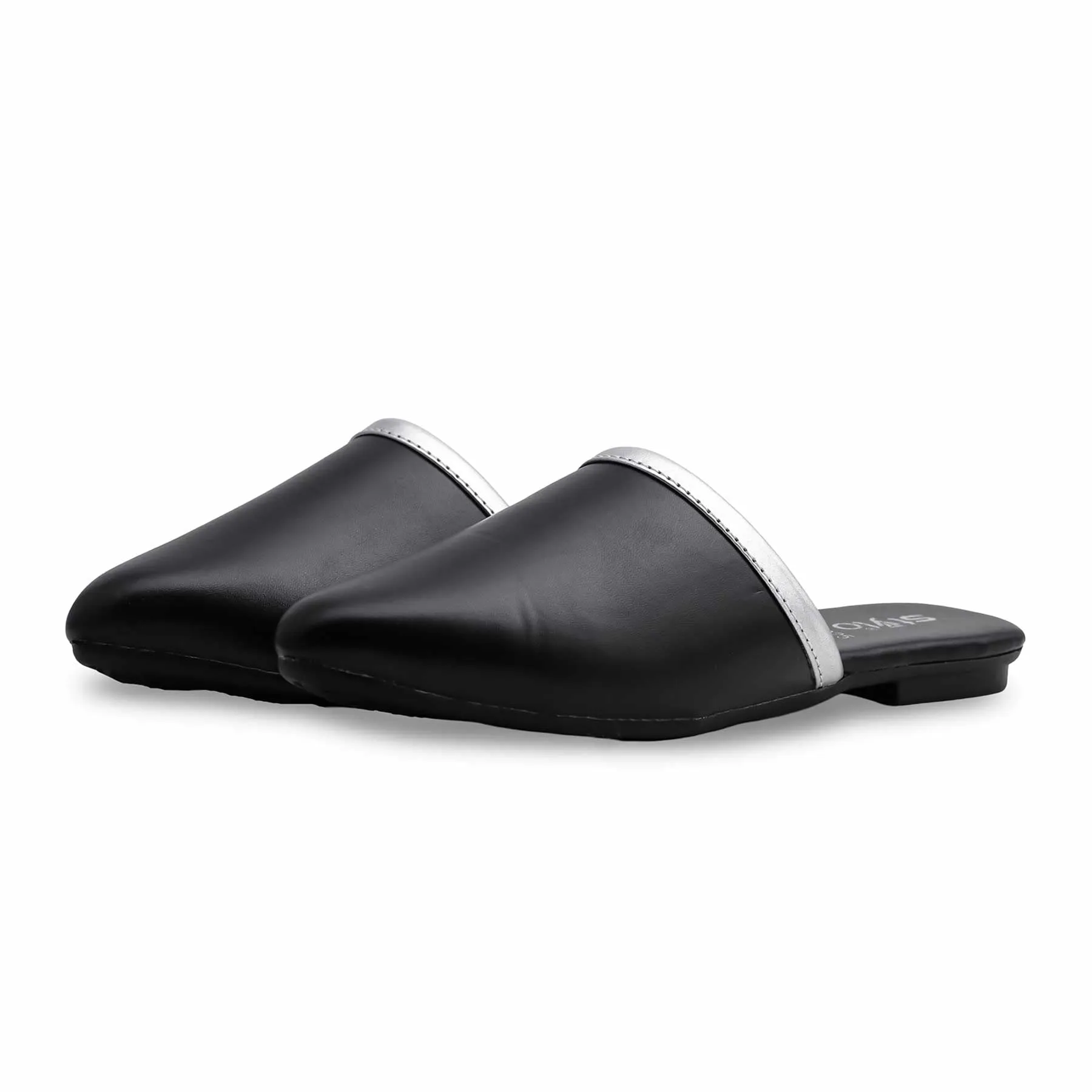 Black Casual Mule CL1825