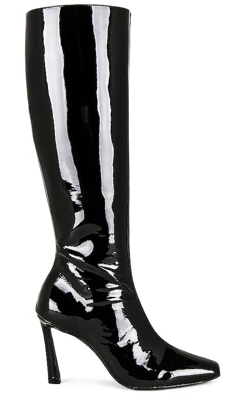 BLACK SUEDE STUDIO Liz Boot in Black