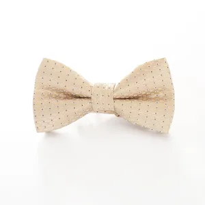 Boys' Patterned Bowtie - Champagne Jacquard