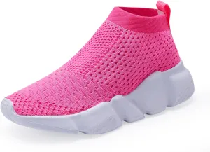 Casbeam Boys and Girls Breathable Lightweight Fashion Casual Sports Walking Shoes Running Sneakers High Top (Toddler/Little Kid Bib Kid)