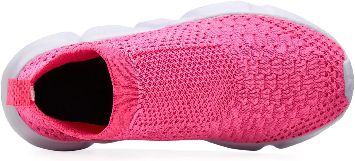 Casbeam Boys and Girls Breathable Lightweight Fashion Casual Sports Walking Shoes Running Sneakers High Top (Toddler/Little Kid Bib Kid)