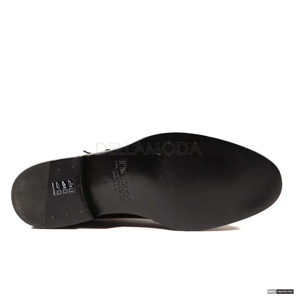 Cesare Paciotti Luxury Italian Men's Italian Baioh Black Oxfords (CPM4008)