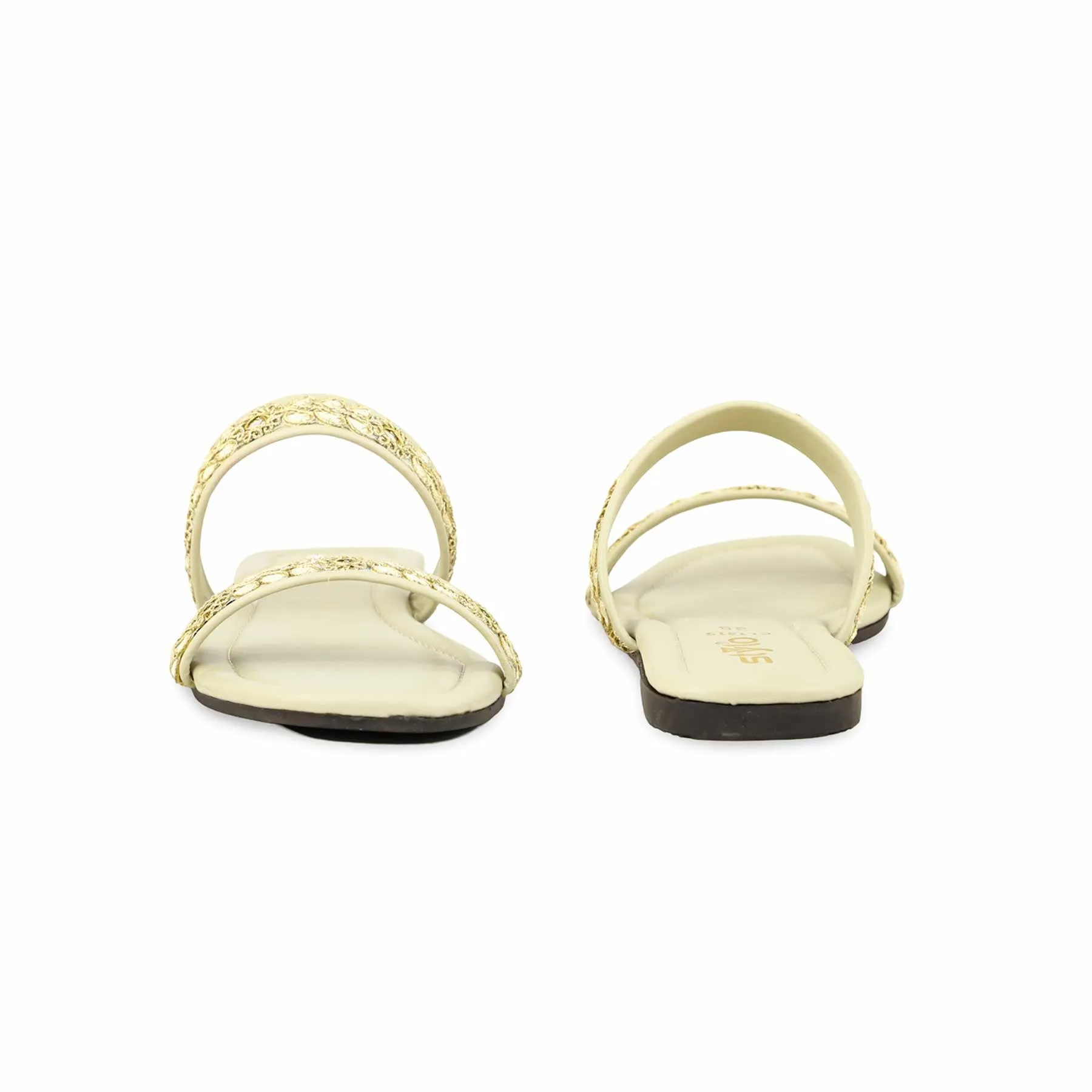 Cream Casual Slipper For Women CL1915