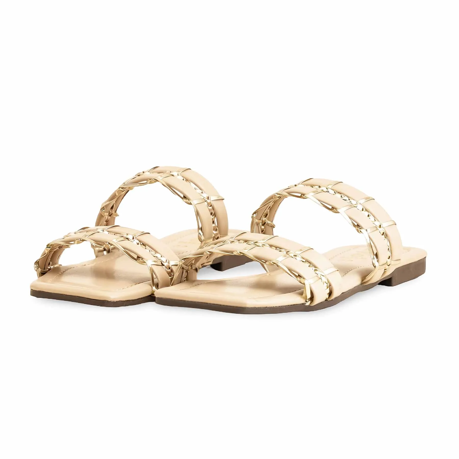 Cream Casual Women Slipper CL1949
