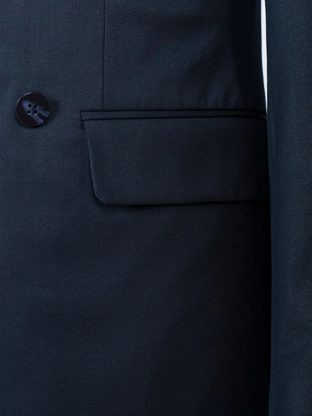Double Breasted Black Bespoke Men Suit Tailored