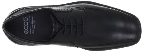 ECCO Men's New Jersey Tie Oxford,Black,44 EU (US Men's 10-10.5 M)