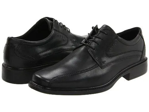 ECCO Men's New Jersey Tie Oxford,Black,44 EU (US Men's 10-10.5 M)