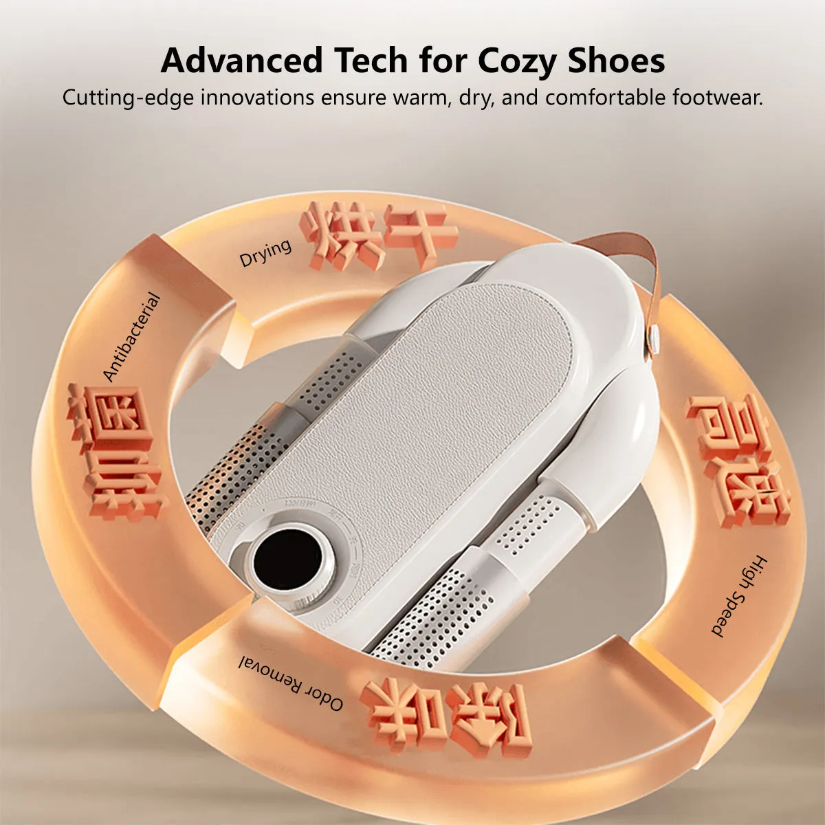 Fast Shoes Dryer Portable Electric Shoe Heater Sterilizer Sports Shoe Socks Clothes Dryer Dehumdifier