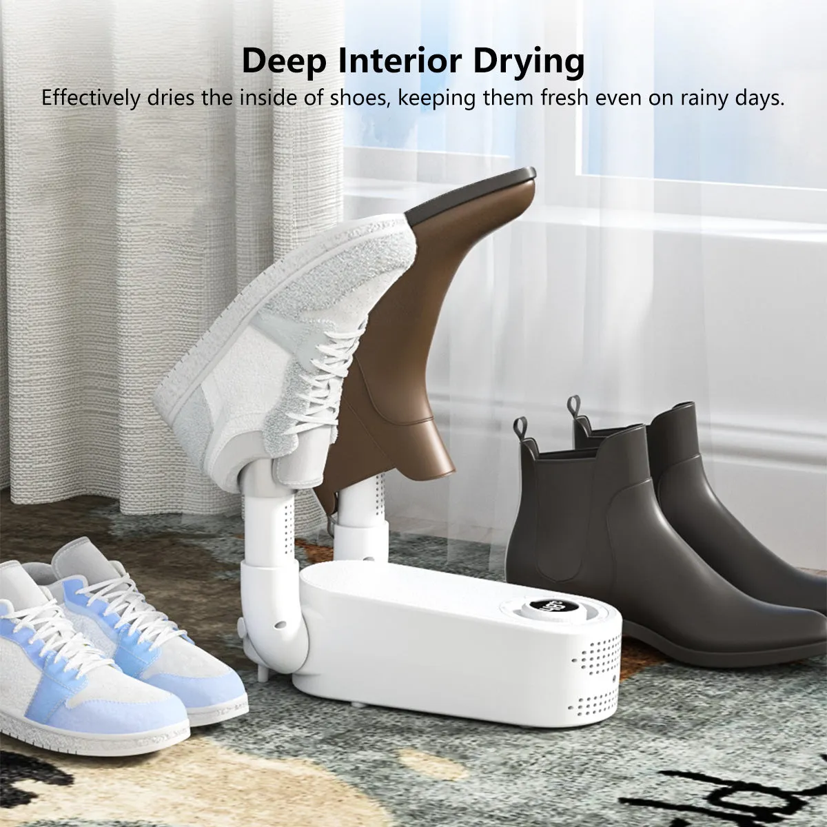 Fast Shoes Dryer Portable Electric Shoe Heater Sterilizer Sports Shoe Socks Clothes Dryer Dehumdifier