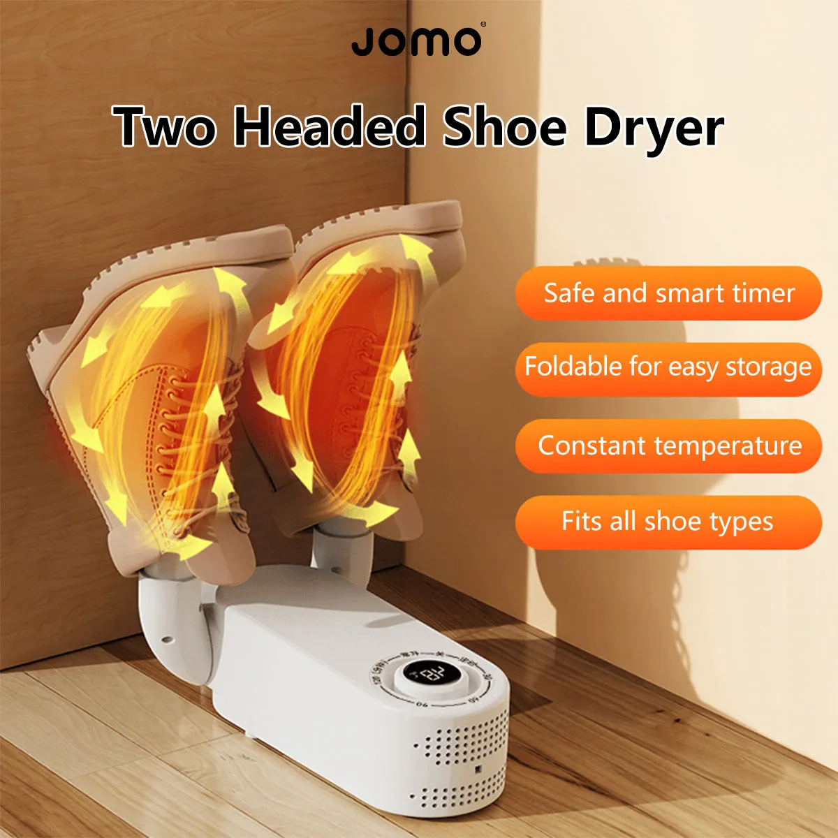 Fast Shoes Dryer Portable Electric Shoe Heater Sterilizer Sports Shoe Socks Clothes Dryer Dehumdifier