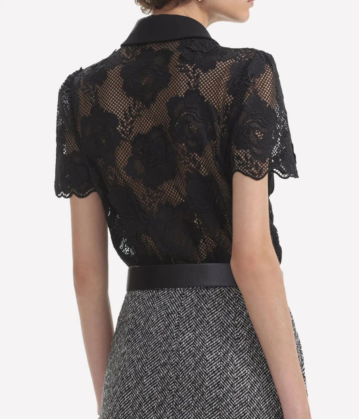 Lace Top in Black