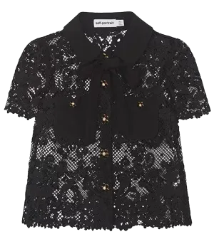 Lace Top in Black