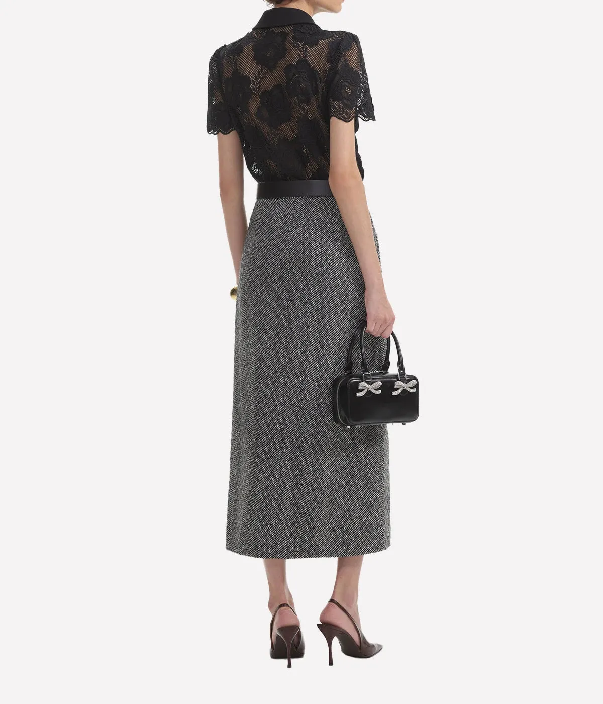 Lace Top in Black