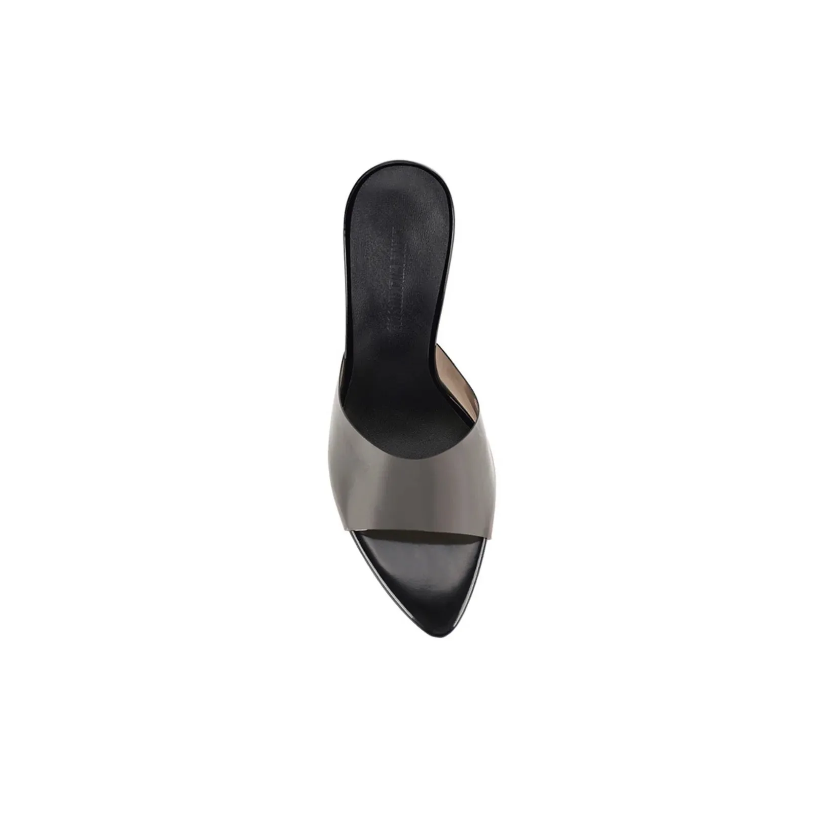 LANA WILKINSON Sera Wedge Lucite & Black Vinylite