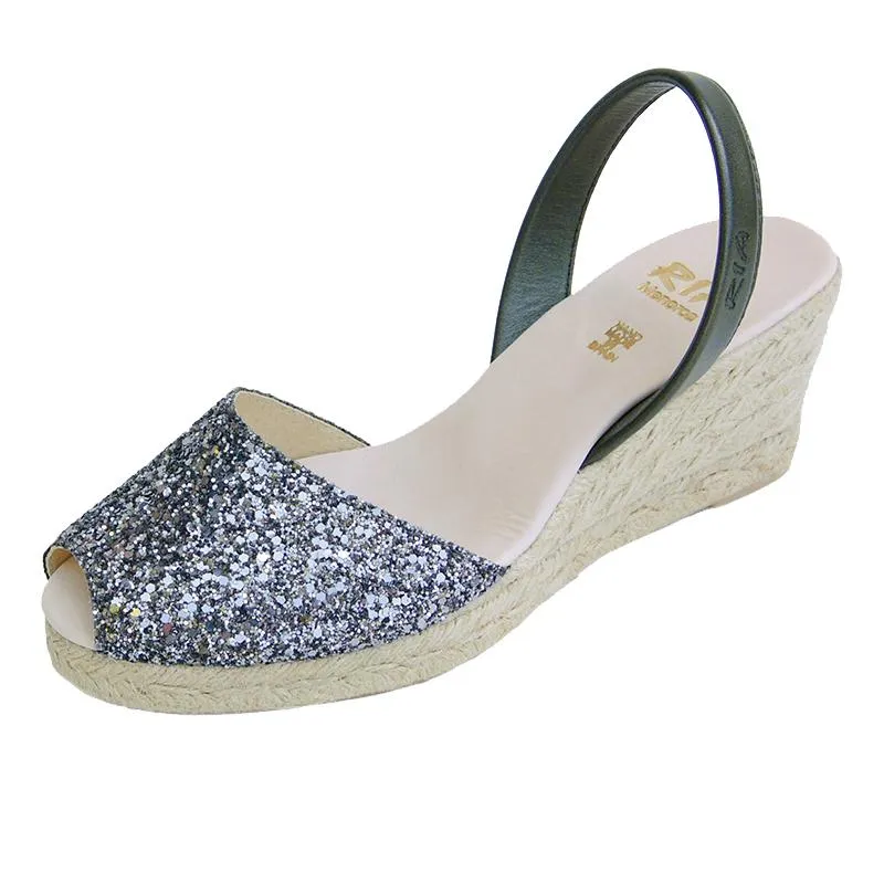 LLUNA GLITTER WEDGE