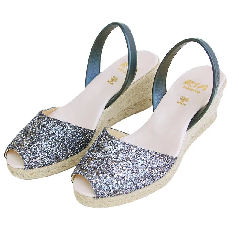 LLUNA GLITTER WEDGE