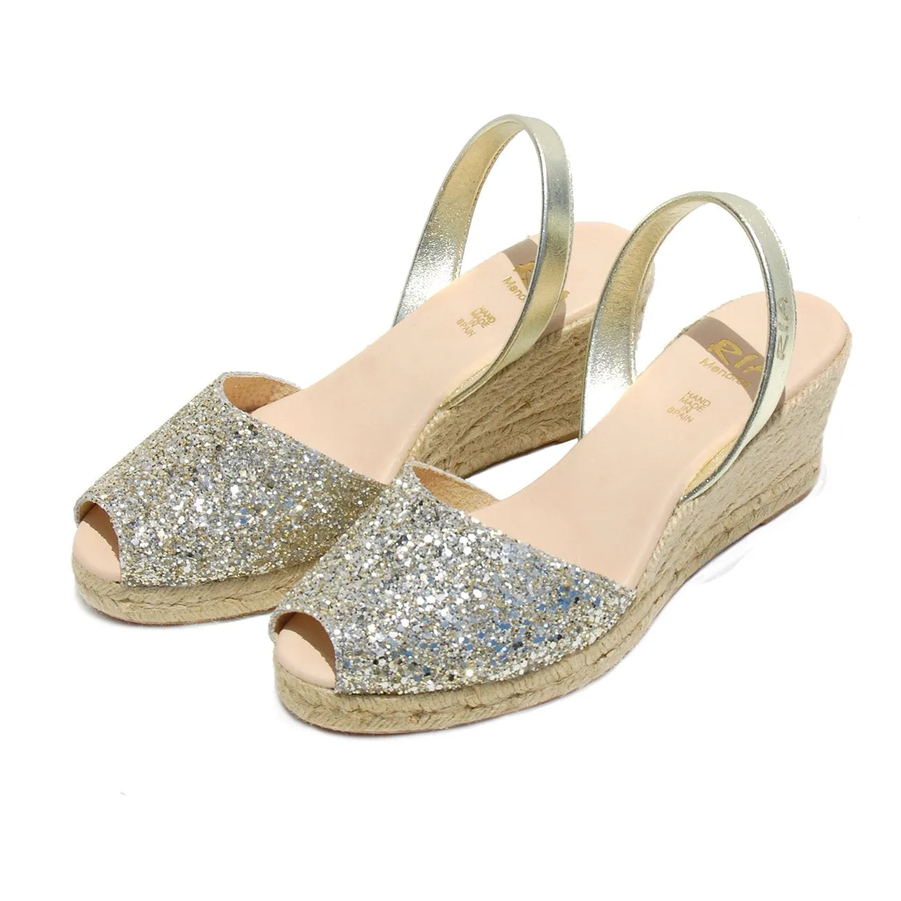 LLUNA GLITTER WEDGE