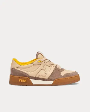 Match Suede Beige Low Top Sneakers