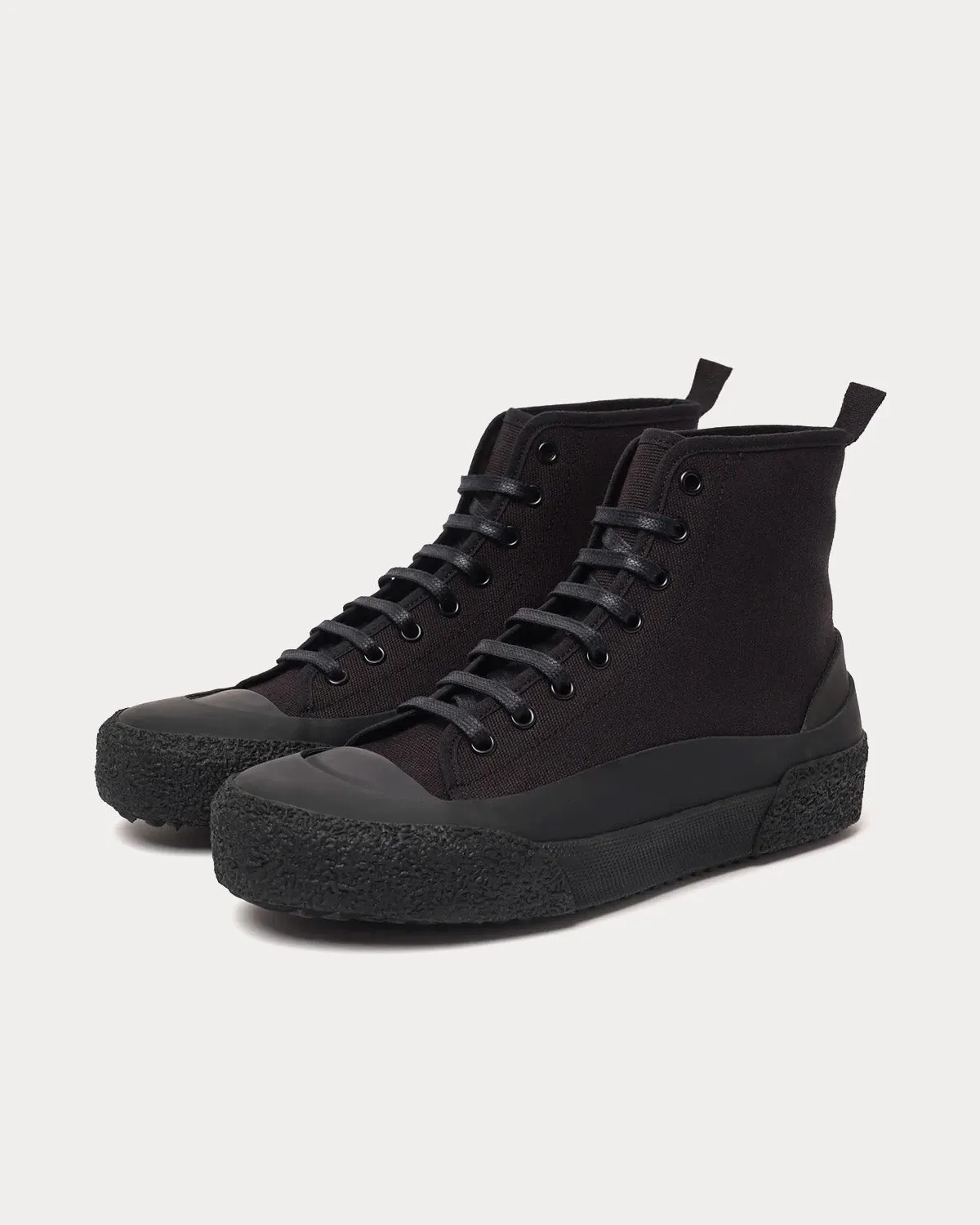 Numbers Canvas Darkest Navy High Top Sneakers