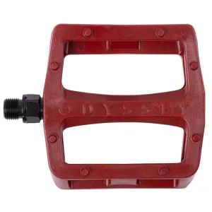Odyssey Grandstand v2 PC 9/16" Maroon Bicycle Pedals 1 Pair