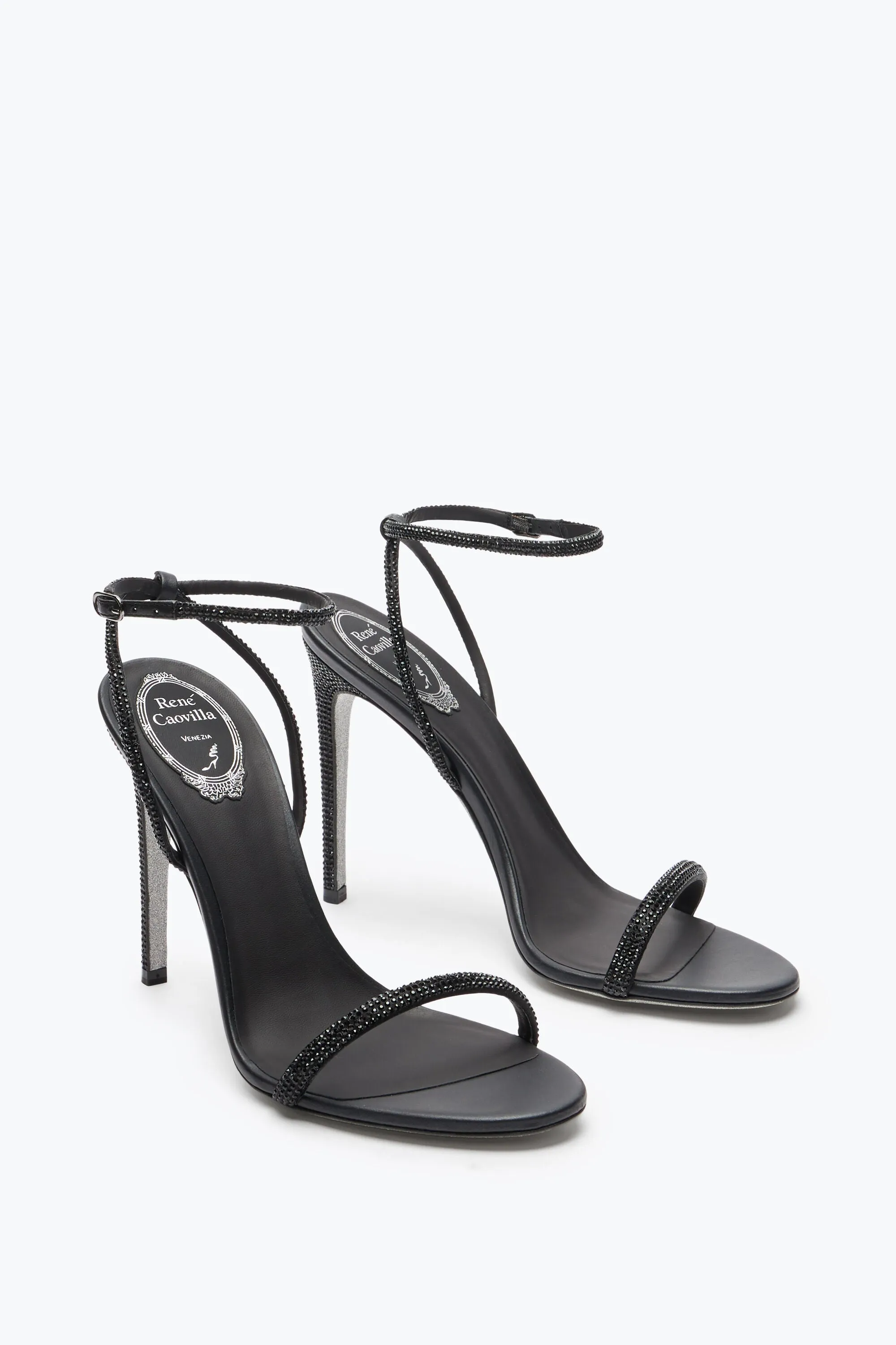 RENE CAOVILLA Stiletto Heel Sandals Ellabrita