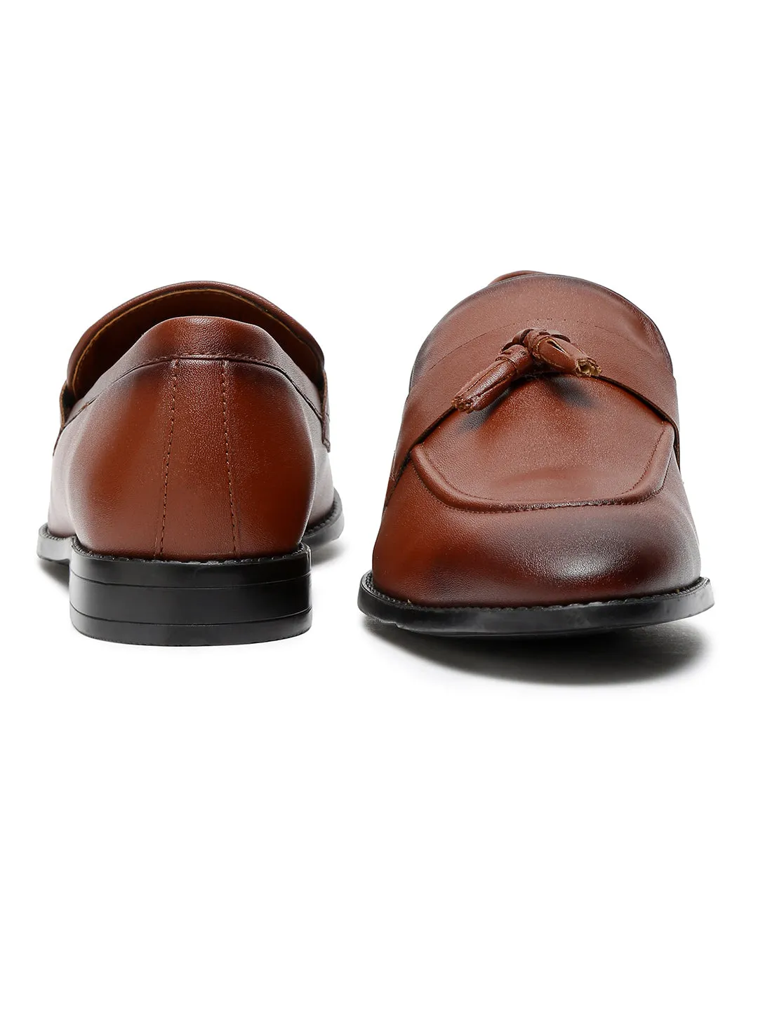 Russet Tan Tassel Style Comfortable Moccasins for Men
