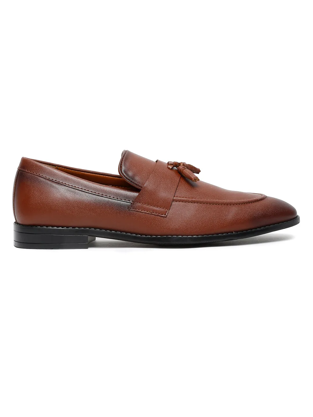 Russet Tan Tassel Style Comfortable Moccasins for Men
