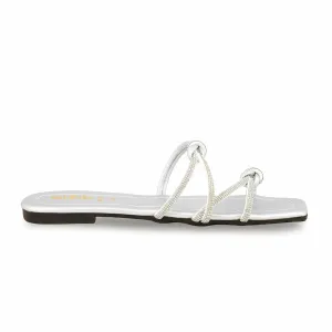 Silver Casual Slipper CL1933