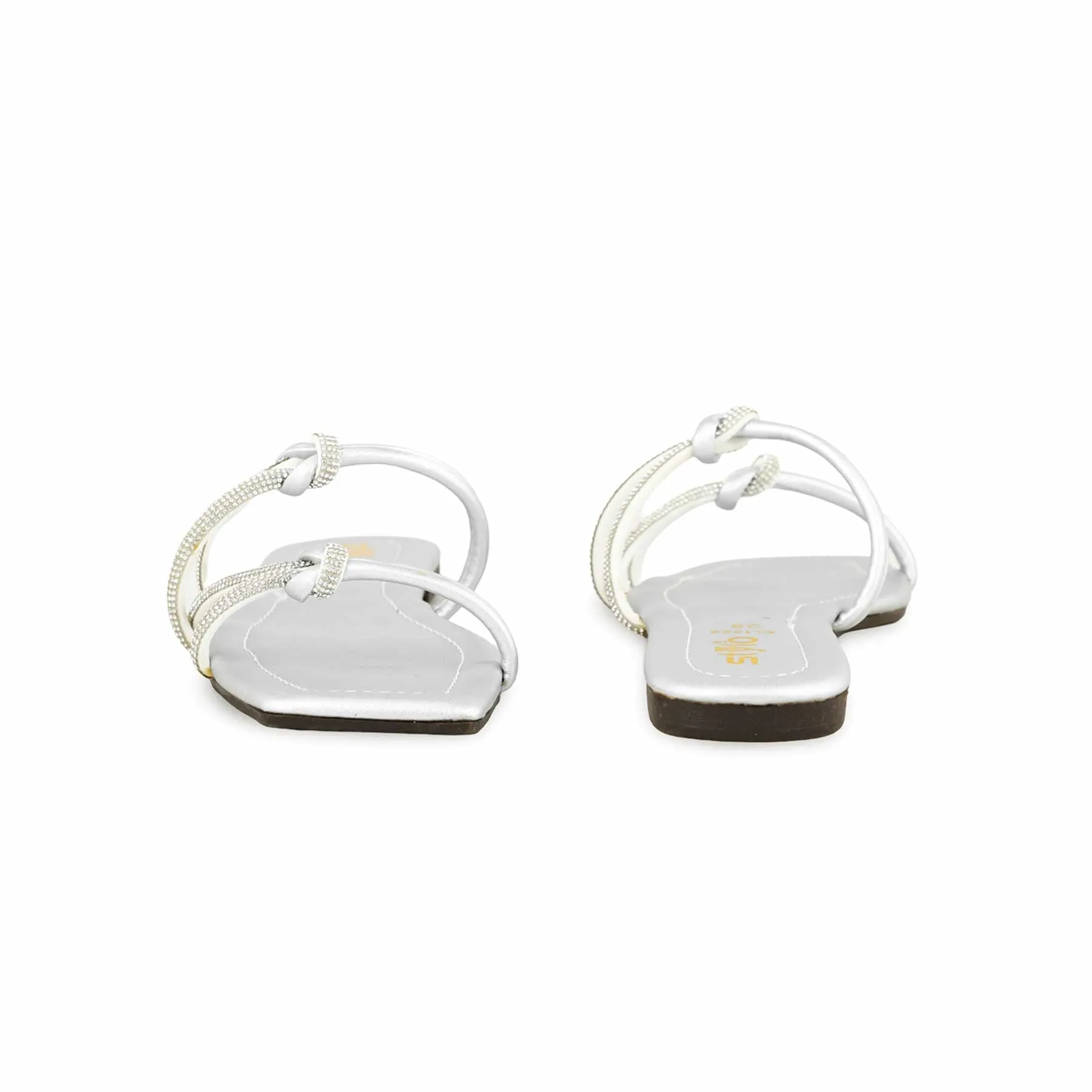 Silver Casual Slipper CL1933