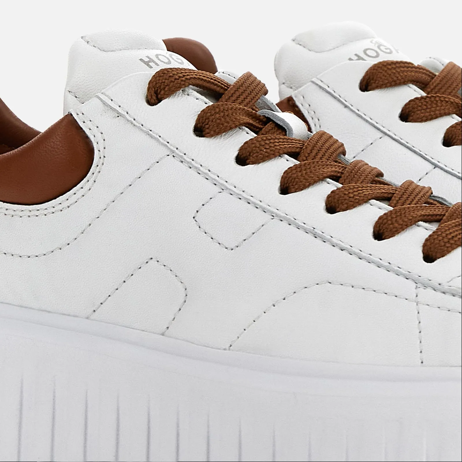 Sneakers Hogan H-Stripes Blanc Beige