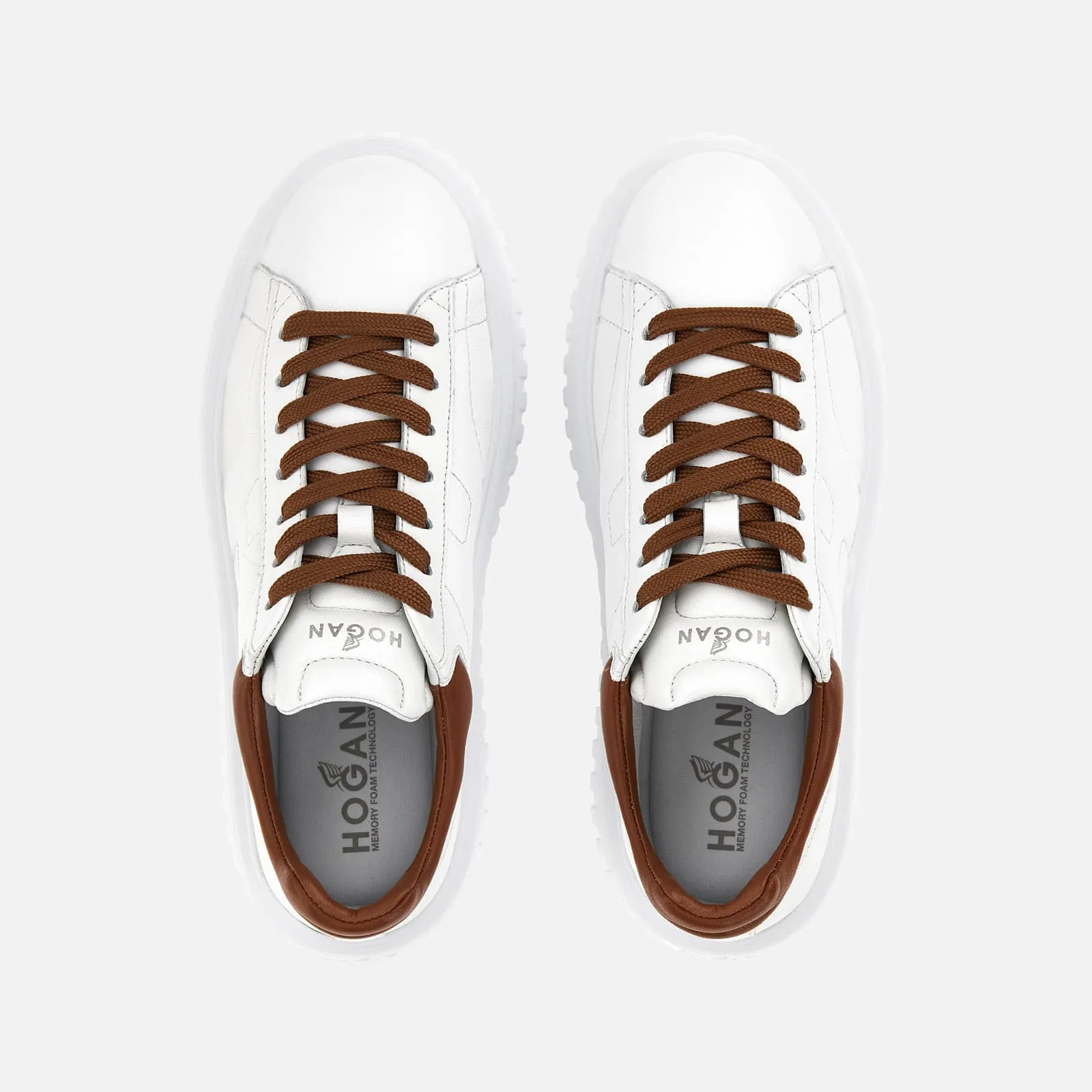 Sneakers Hogan H-Stripes Blanc Beige