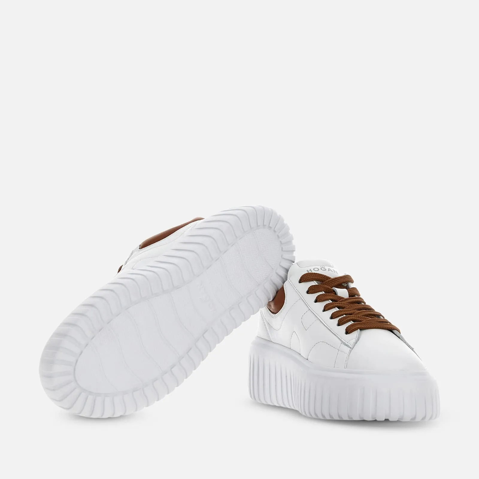 Sneakers Hogan H-Stripes Blanc Beige