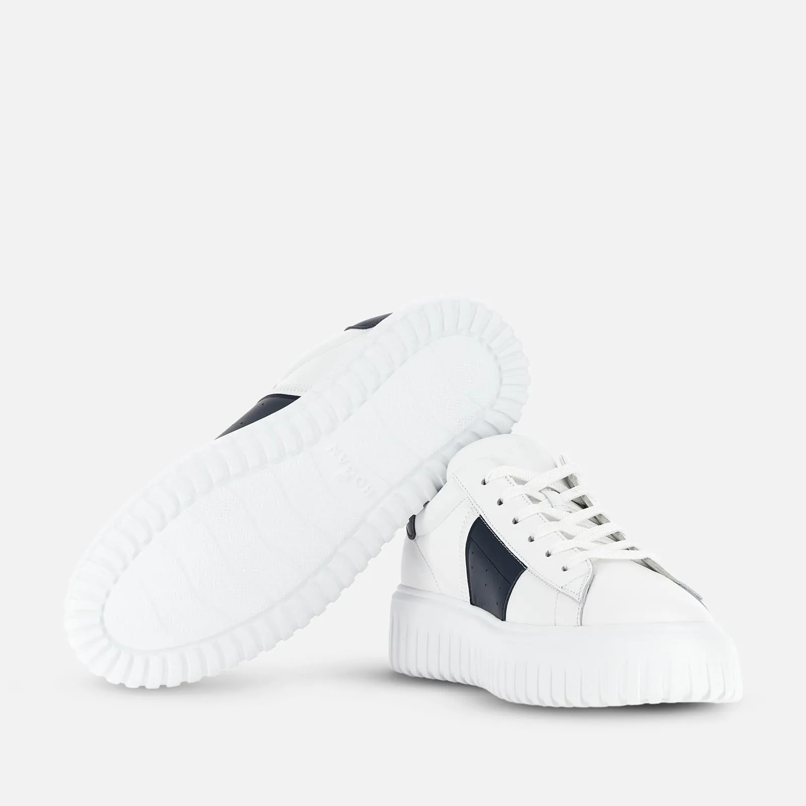 Sneakers Hogan H-Stripes Blanc Bleu