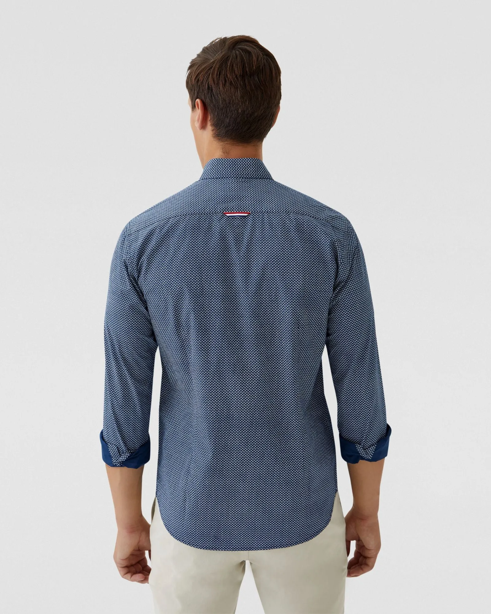 Stratton Printed Cotton Shirt