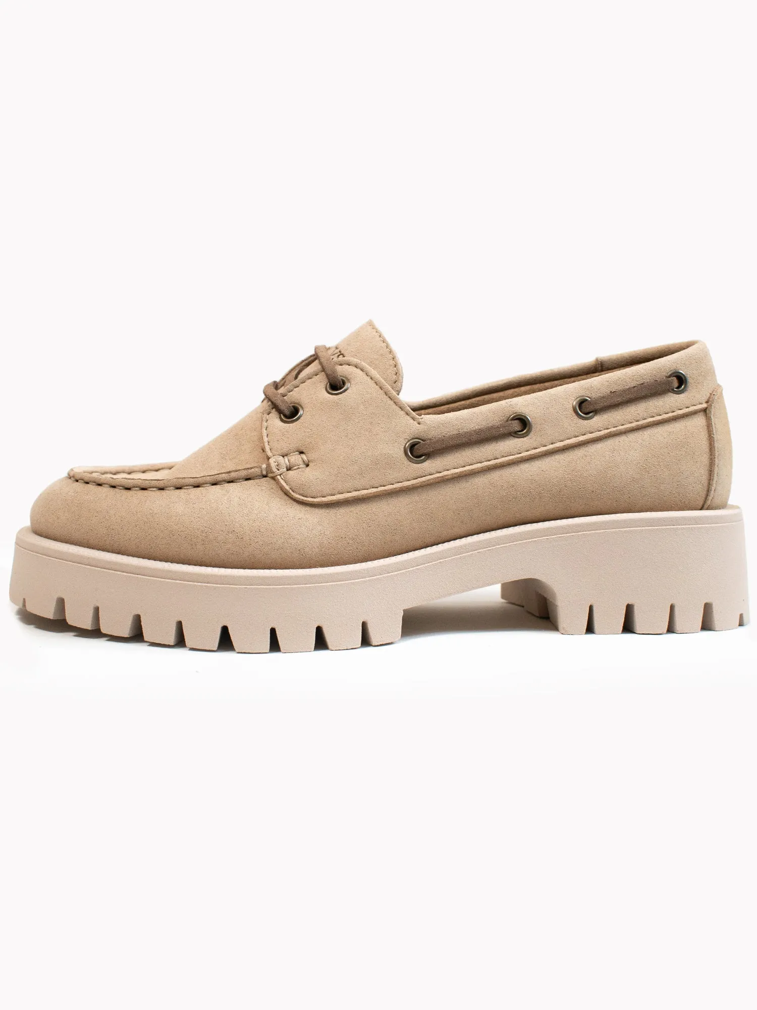 Track Sole Moccasins