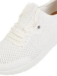 UGG Women Tay Knit Triple White Mesh Walking Shoes size 12 M