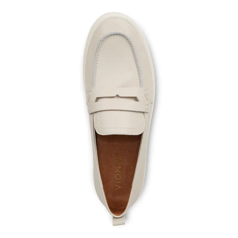 Uptown Loafer - Cream Leather LAST ONE SIZE 6.5